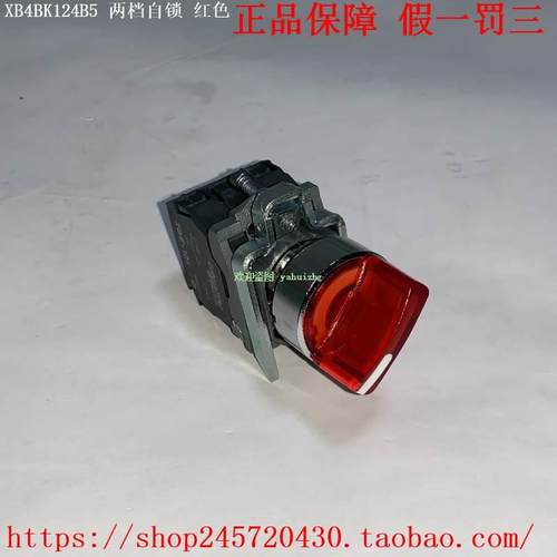 XB4BK121G5/123G5/124G5/125G5/126G5施耐德两档自锁选择开关-图1