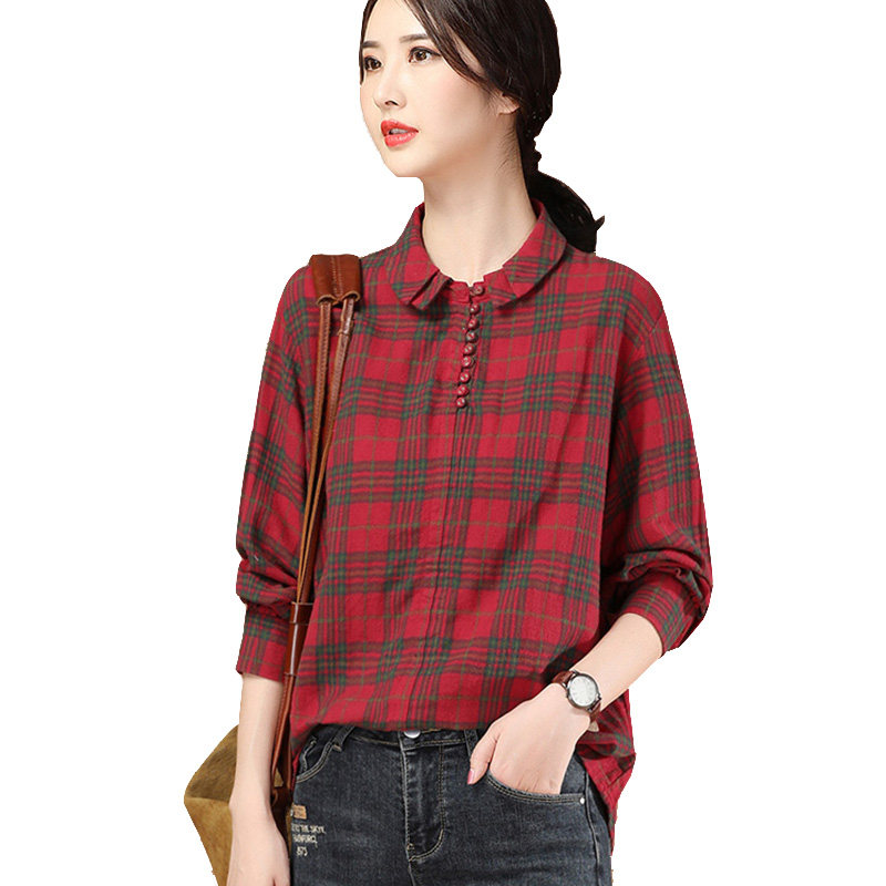 联名华来阿玛施特秋妈妈全棉新疆棉 摩登猫衬衫