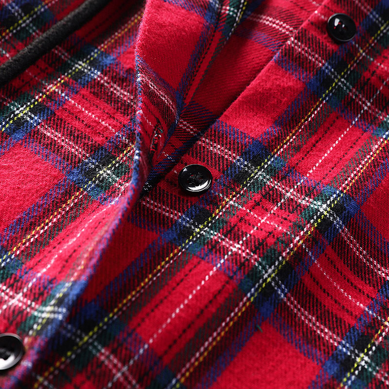 联名华来阿玛施特妈妈纯棉连帽衬衫 摩登猫衬衫