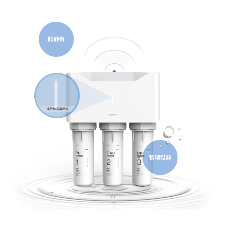 溢泰Kemflo50G五级过滤高性价比反渗透纯水RO机RO-B-3-50-图0