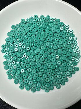 高瓷绿菱镁矿隔片文玩手串垫片