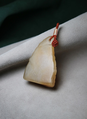 新疆和田玉吊坠秋山和田玉仿古