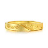 Chow Sang Sang Essence series pure gold Amore wedding proposal gold ring open ring for women 78036R