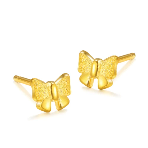 Серьги с бантиком