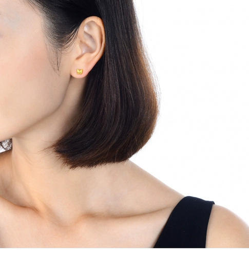 Серьги с бантиком