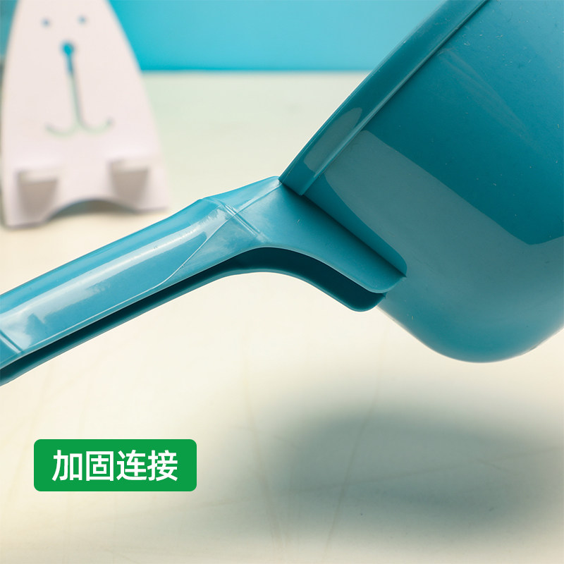 圆形透明塑料长柄水勺厨房饭店舀水瓢花园浇花水舀子儿童洗头勺子,淘宝优惠券,粉丝福利购,淘宝优惠卷
