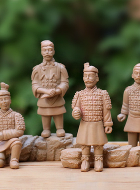 秦始皇兵马俑纪念品桌面装饰摆件