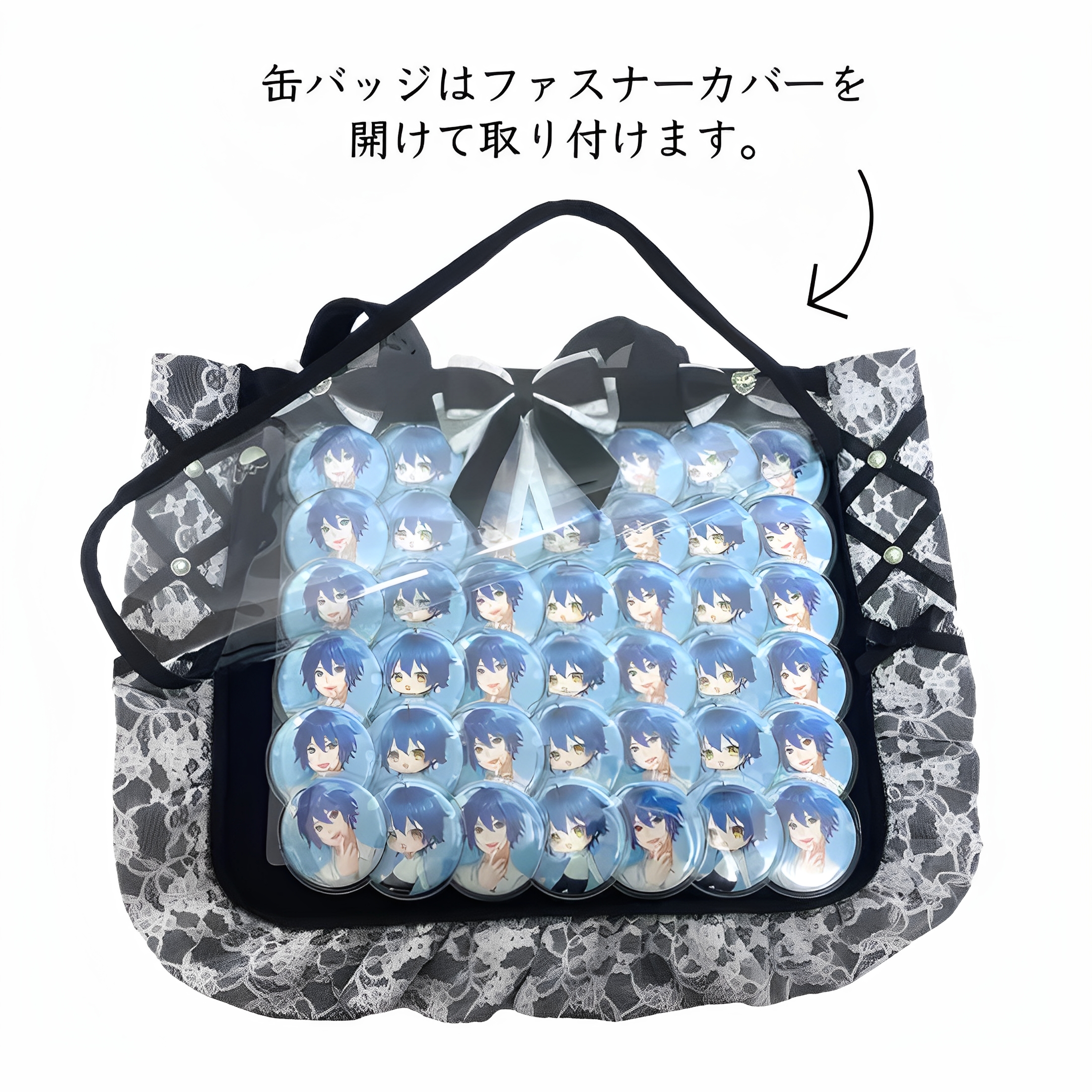 zakkamart 痛包 新款 A4褶边设计痛包主轴花边手提包 - 图2