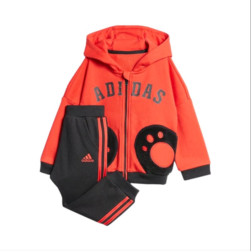 【80cm小童专区】Adidas阿迪达斯秋冬清仓运动正品休闲童装套装