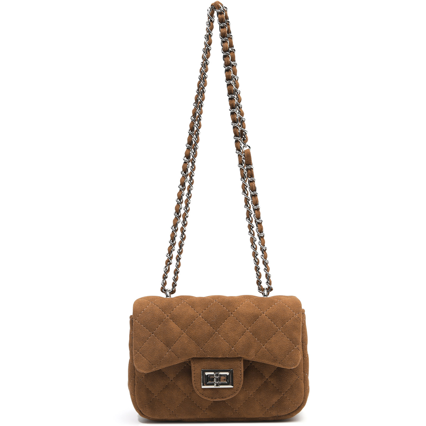 NBY原创潮牌小众复古菱格链条25新款小方包女百搭翻盖单肩斜挎包,淘宝优惠券,粉丝福利购,淘宝优惠卷