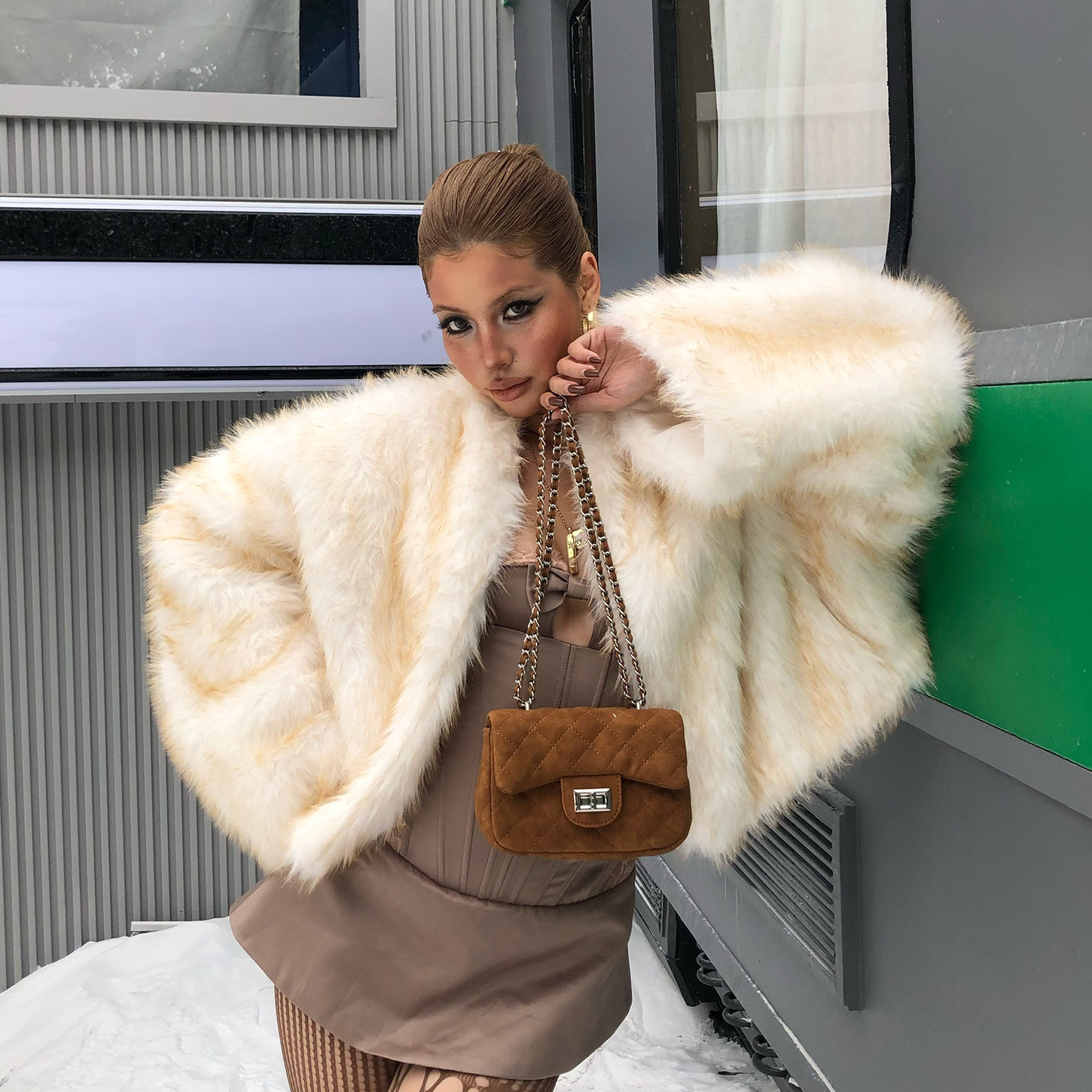 NBY原创潮牌小众复古菱格链条25新款小方包女百搭翻盖单肩斜挎包,淘宝优惠券,粉丝福利购,淘宝优惠卷