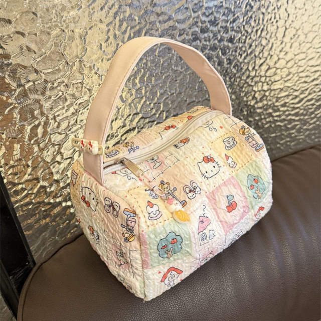 Y2025 new cartoon cat convenience makeup wash bag out travel storage bag large capacity three-dimensional
