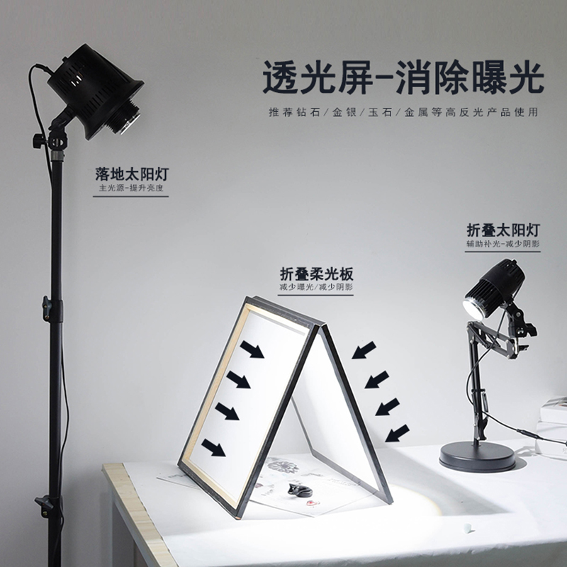 珠宝饰品拍照聚光反光屏柔光板拍摄道具可折叠摄影棚柔光版硫酸纸 - 小编推荐 - WePost 全民代运 - 马来西亚中国淘宝代运与集运专家