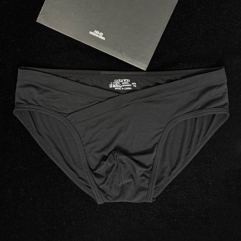 ADANNU男V型三角内裤莫代尔薄款轻柔纯色U凸性感低腰潮流运动青年,淘宝优惠券,粉丝福利购,淘宝优惠卷