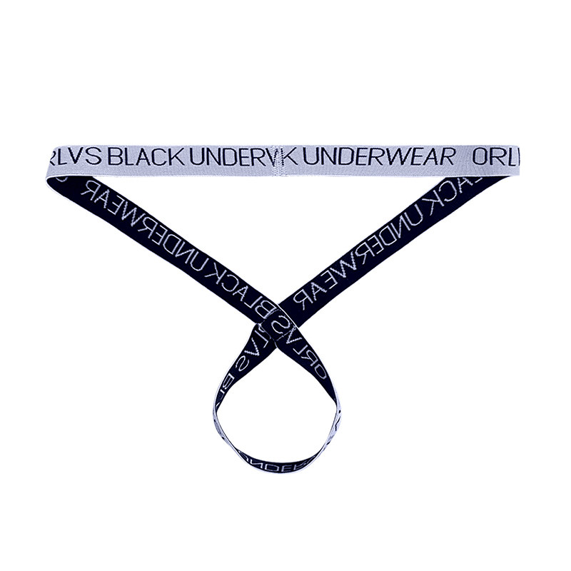 ORLVS内裤男丁字裤交叉镂空 高弹松紧带低腰性感潮流时尚运动青年,淘宝优惠券,粉丝福利购,淘宝优惠卷