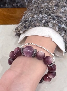 【真·九紫离火】原创转运珠纯天然水晶手串本命年手链女友送礼物