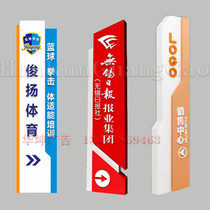 Custom Outdoor Spiritual Fortress Guide Signs Standing Placard Signs Standout Signs Sculpture stainless steel Advocacy Bar ID signage