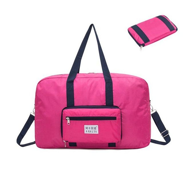 Internet celebrity handheld large capacity short-distance foldable travel bag