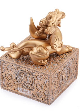 现货香港正品李居明2026正北方挡刹辟佑六白偏财摆件李居明吉祥物