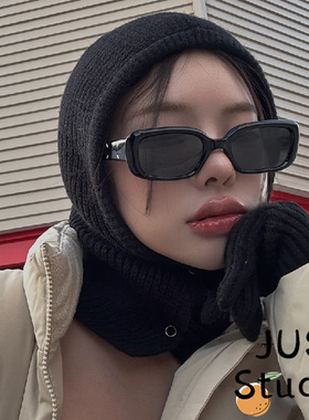 防紫外线方形y2k复古潮男女