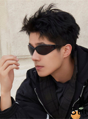 男士运动墨镜帅酷Y2K凹造型
