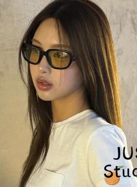 防紫外线t弧度太阳镜时髦y2k男女