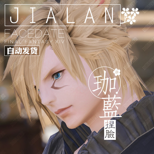 【珈蓝】最终幻想14 ff14捏脸数据脸型 猫魅族猫男 月猫 萨克 - 图2