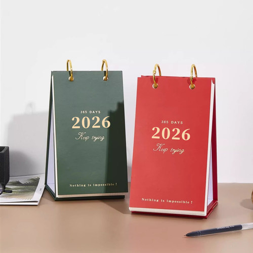 2026年ins风台历创意简约日历周历日程计划本计划表记录记事 - 图0