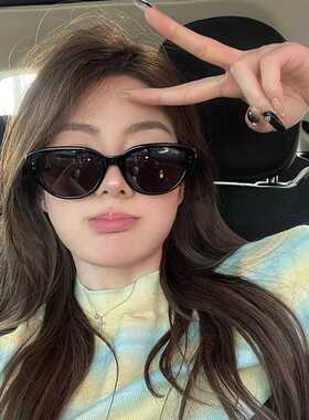 旅游拍照小框方圆脸墨镜欧美复古