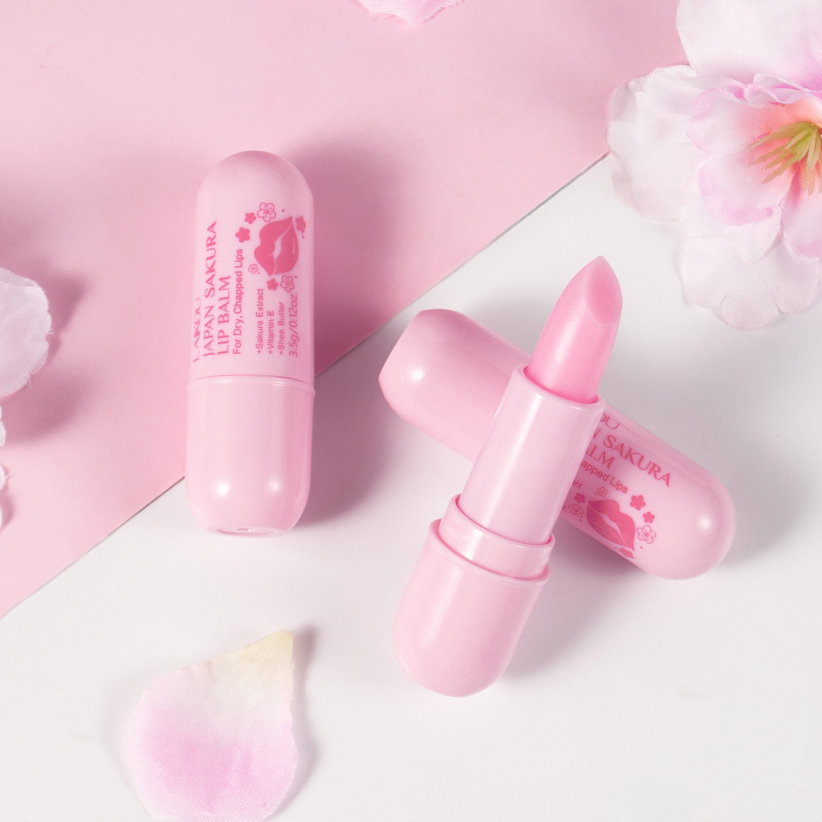 Japan Sakura Lip Balm  日本樱花润唇膏,淘宝优惠券,粉丝福利购,淘宝优惠卷