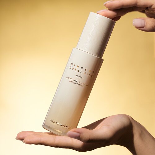 韩国NatureRepublic自然乐园人参蜂王丝柔黄金爽肤水乳液精华滋养 - 图2