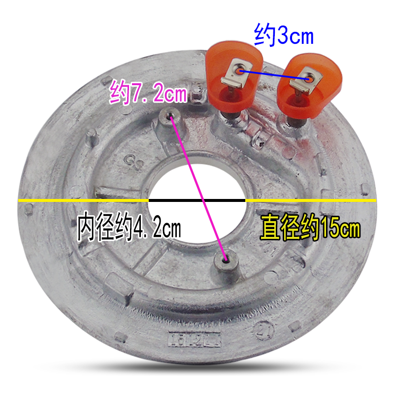 奕创适用美的电饭煲发热盘MB-FC30E/MB-FC30G/MB-FC30F电热盘605W-图2