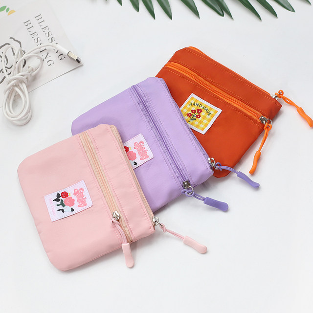New summer cute double-layer coin wallet