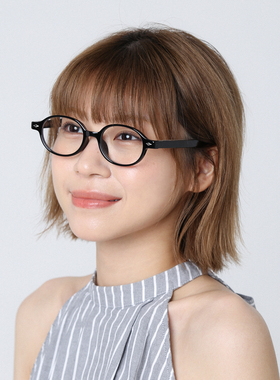 防蓝光书呆子平光镜素颜咖色眼镜