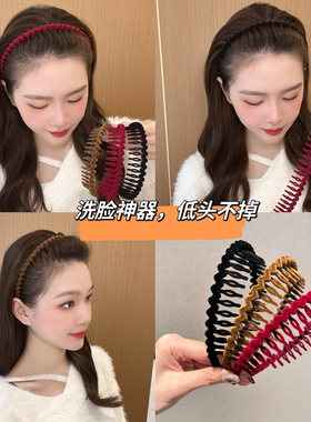 紫米发箍丝绒简约系数发箍