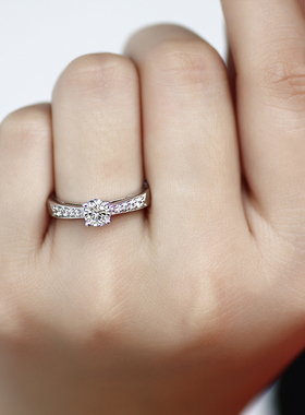 瑗昕闺蜜仿真钻戒指女饰品日个性