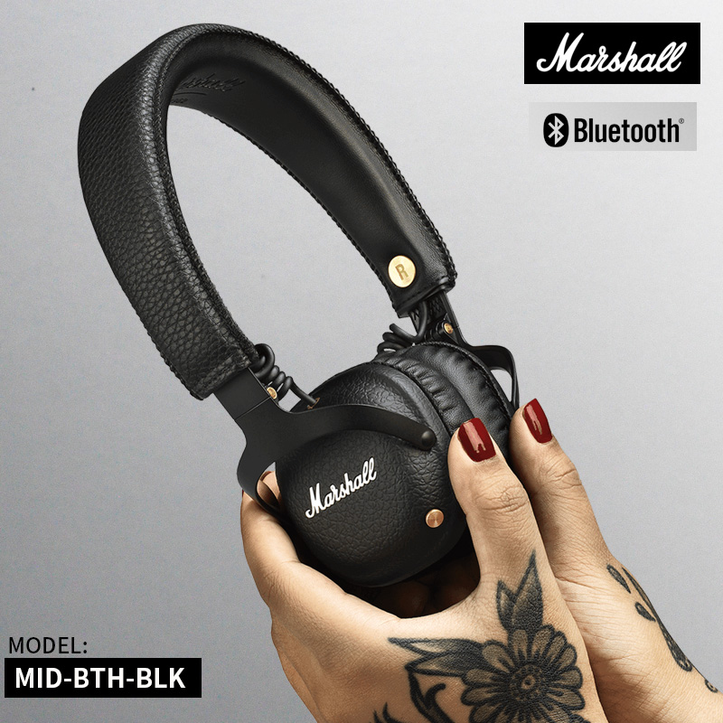 MARSHALL马歇尔Mid Bluetooth头戴式HiFi摇滚重低音无线蓝牙耳机 - 图2