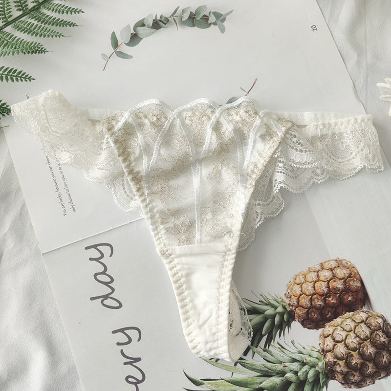 2026年春季新款性感蕾丝花边女士丁字裤 日系舒适T裤均码,淘宝优惠券,粉丝福利购,淘宝优惠卷