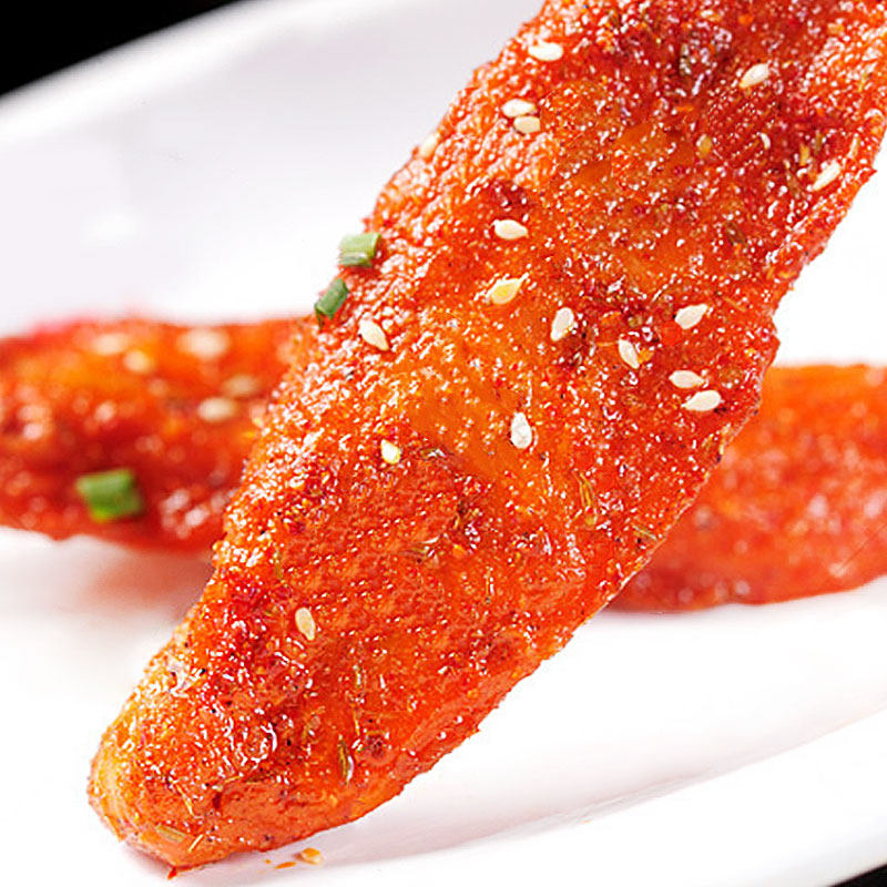 婉小小手撕鸡柳开袋即食小吃口袋零食香辣鸡柳网红零食肉类小零食