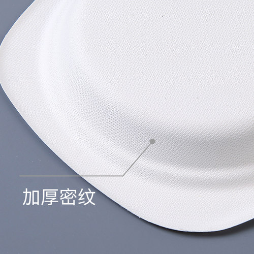 烧烤工具用品天然纸浆纸碗纸碟纸盘鱼盘环保一次性圆形野餐餐具 - 图1