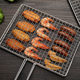 Grilled fish clips stainless steel grilled fish round commercial net clips