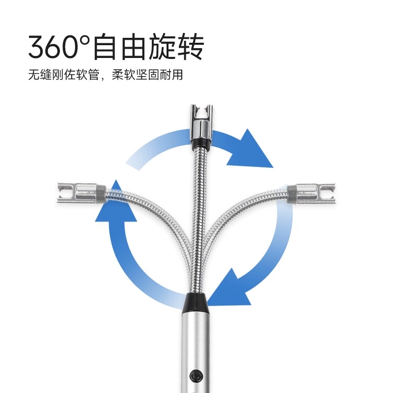 煤气灶专用脉冲点火器厨房燃气灶电子枪商用长手柄打火机防风耐用 - 图0