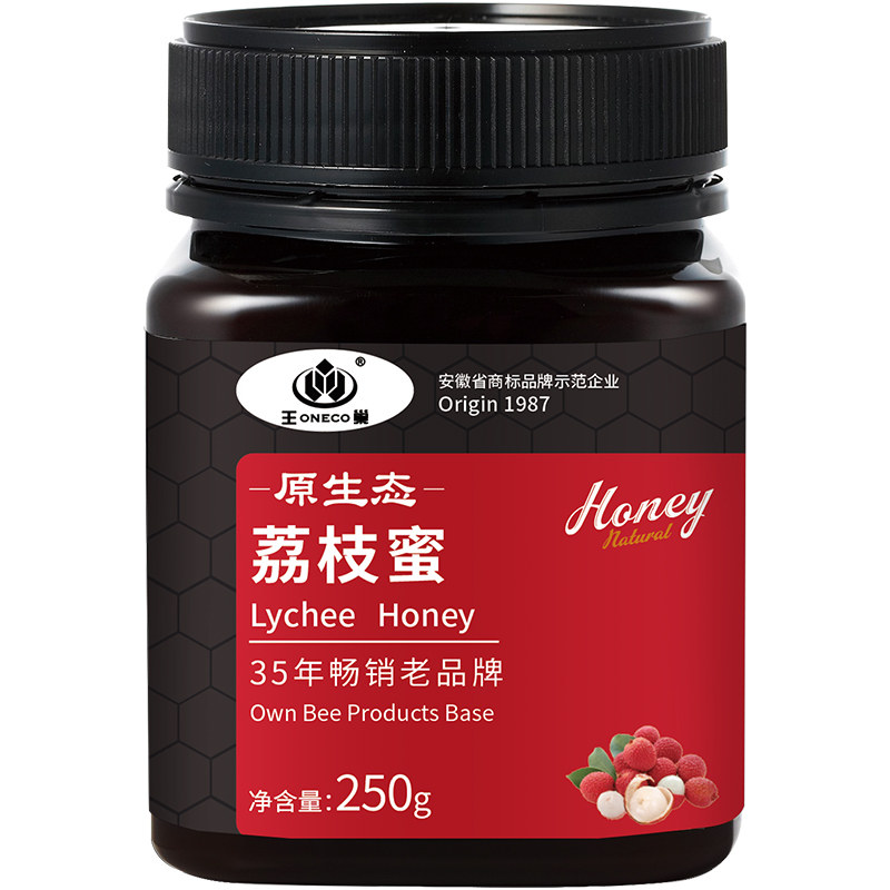 王巢纯正天然原生态小包装荔枝蜜 oneco王巢食品蜂蜜