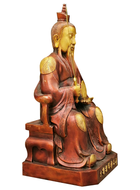 张三丰铜像摆件太极张三丰张真人神像铜器家居武当山用品客厅佛堂