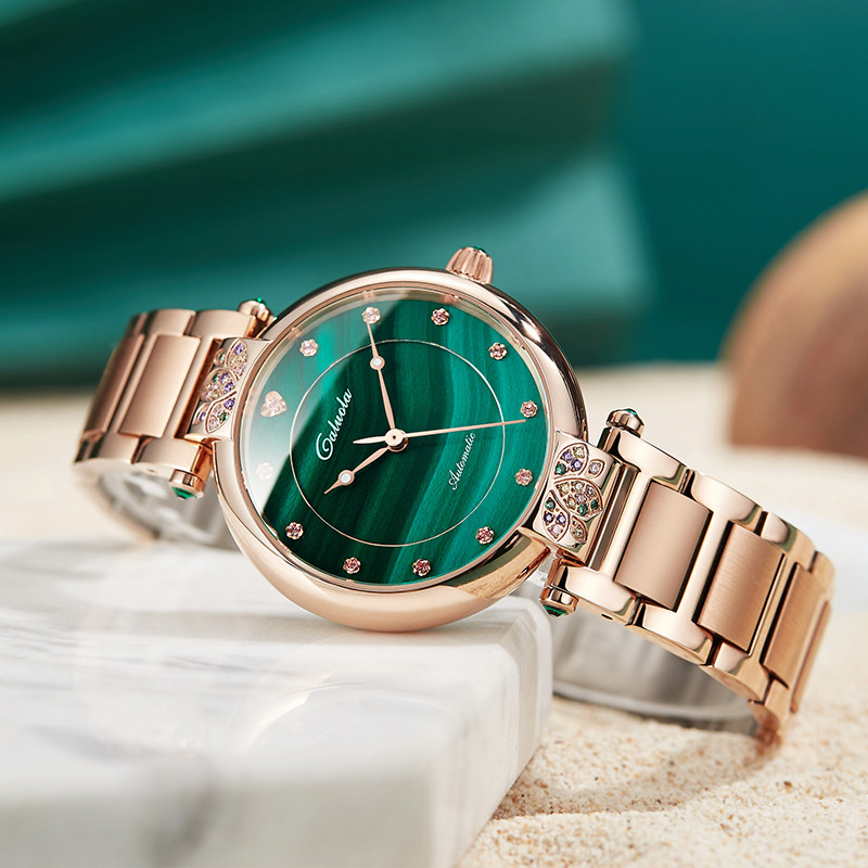 卡罗莱十大名女士正品时尚潮机械表 卡罗莱乔腾国产腕表