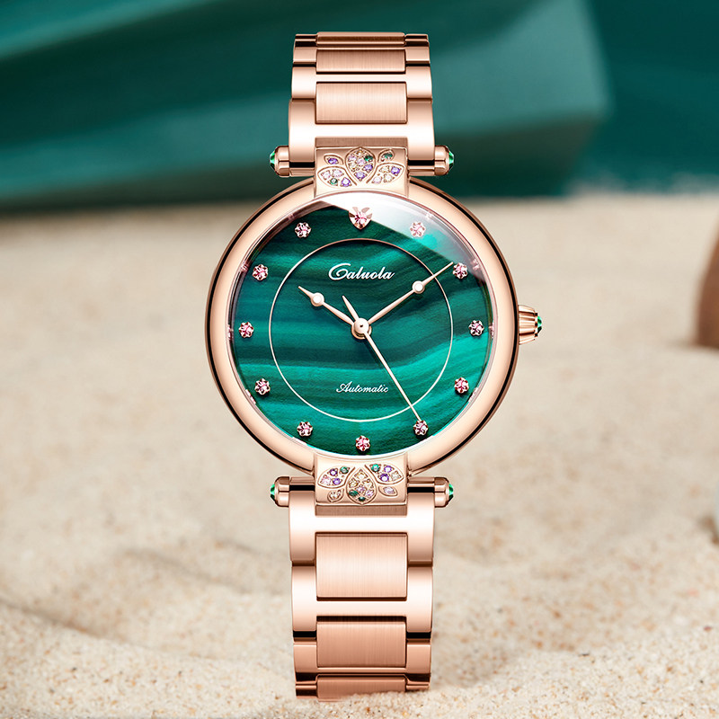 卡罗莱十大名女士正品时尚潮机械表 卡罗莱乔腾国产腕表