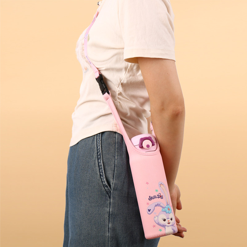 斜跨保温杯套便携长背带保护套通用儿童学生防摔水杯袋 350-500ml,淘宝优惠券,粉丝福利购,淘宝优惠卷