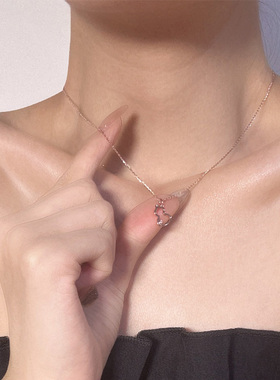 Oho coo 新加坡设计师品牌项链女生镂空葫芦轻奢高级锁骨链吊坠