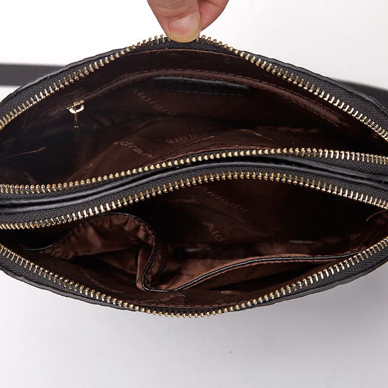 2020新款夏季真皮百搭编织斜挎包包 aidrani艾丹妮黛优女士包袋