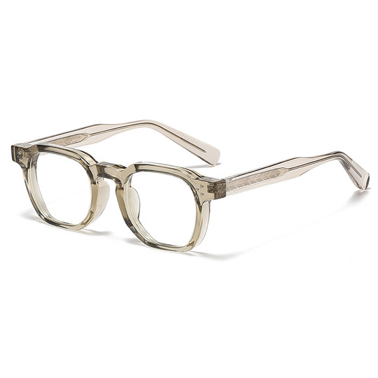 Thick-rimmed men's and women's acetate art glasses